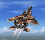 FS2004/FSX/Accel/Japanese Camo Textures for F-15 EAGLE